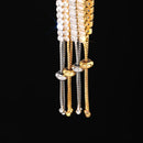 Huitan-Pulseiras Femininas de Zircônia Cúbica Espumante