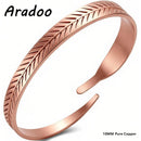 Pulseiras de cobre puro para mulheres