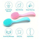Conjunto de escovas de limpeza facial de silicone