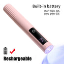 Secador de Unhas UV LED Recarregável com Temporizador